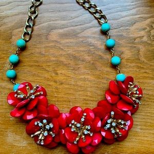 Chunky Floral Necklace Purchased at Anthropologie